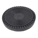 Tablecraft 6BK 6 1/2" Round Drip Tray - Rubber, Black thumbnail 5