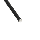 Tablecraft 700132 7 3/4" Unwrapped Straws - Paper, Black thumbnail 4