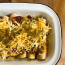 Tablecraft 80015 Rectangular Serving Pan - 11" x 8 1/8", Porcelain, Creamy White thumbnail 4