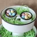 Tablecraft 80016 8 1/2" Round Serving Tray - Porcelain, Creamy White thumbnail 6