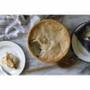 Tablecraft 80017 10 1/8" Round Serving Tray - Porcelain, Creamy White thumbnail 5