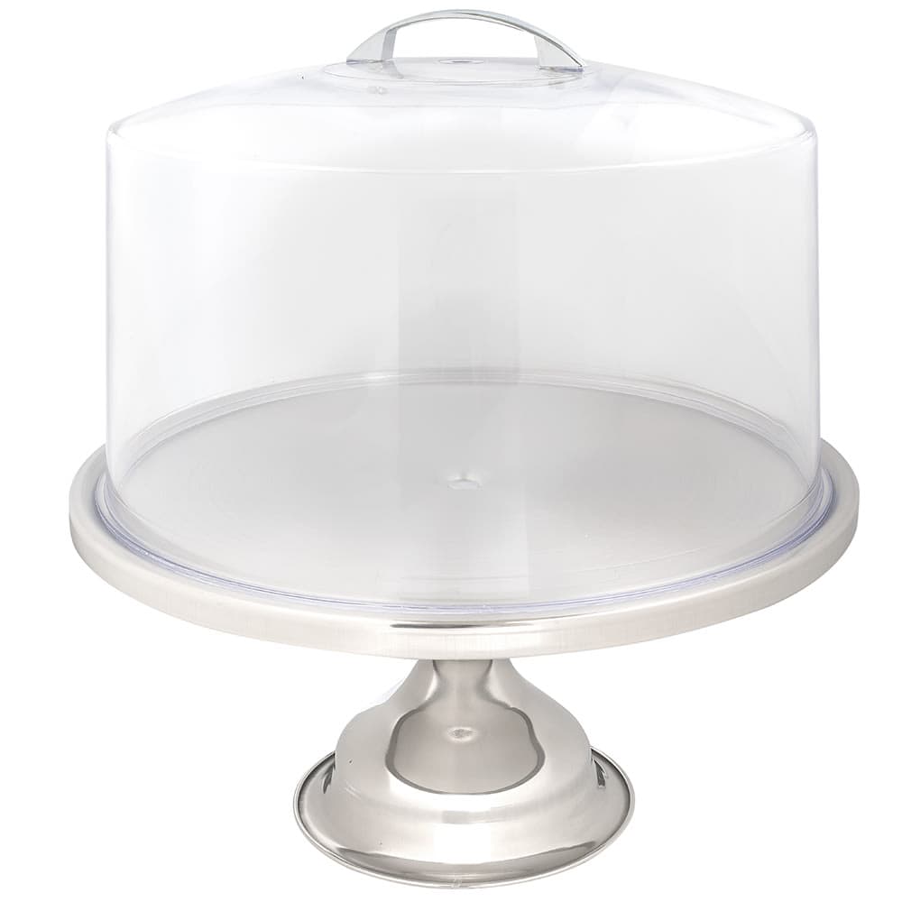Tablecraft 821422 Cake Stand & Cover Set, 12 3/4 x 13 3/4"