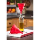 Tablecraft 9085 8 1/2 oz Cruet w/ Stainless Steel Pourer - Green, Green Tint thumbnail 7