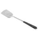 Tablecraft AM3313BK 12 1/2"L Solid Stainless Turner w/ Black Vinyl Handle thumbnail 2