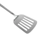 Tablecraft AM3314BK 13 1/2"L Slotted Stainless Turner w/ Black Vinyl Handle thumbnail 6