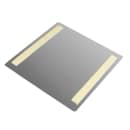 Tablecraft B10 Stainless Steel Sign, 5" x 5", Men Restroom thumbnail 4