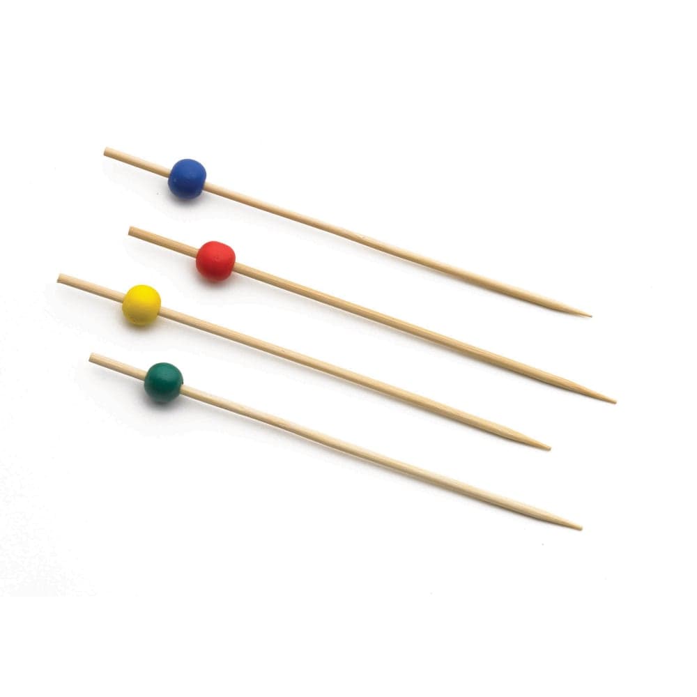 Tablecraft BAMBA35 3 1/2 Bamboo Assorted Pick