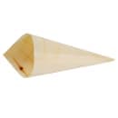 Tablecraft BAMDCN5 Disposable Mini Serving Cone - 1 3/4" x 5", Pinewood thumbnail 2