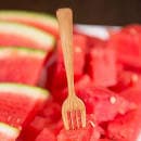 Tablecraft BAMDF475 4 3/4" Disposable Fork, Bamboo thumbnail 3