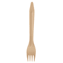 Tablecraft BAMDF65 6 1/2" Disposable Fork, Pinewood thumbnail 3