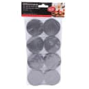 Tablecraft BAMDRBK2 2 1/2" Round Disposable Plate - Bamboo, Black thumbnail 2