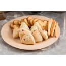 Tablecraft BAMDRP11 11" Round Bamboo Disposable Plate, Natural thumbnail 5