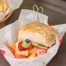 Tablecraft BAMH45 4 1/2" Bamboo Heart Looped Pick thumbnail 3