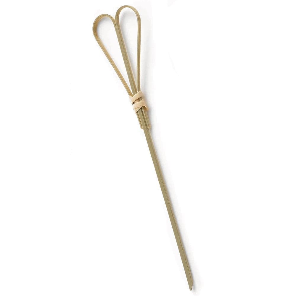 Tablecraft BAMH6 6" Bamboo Heart Looped Pick