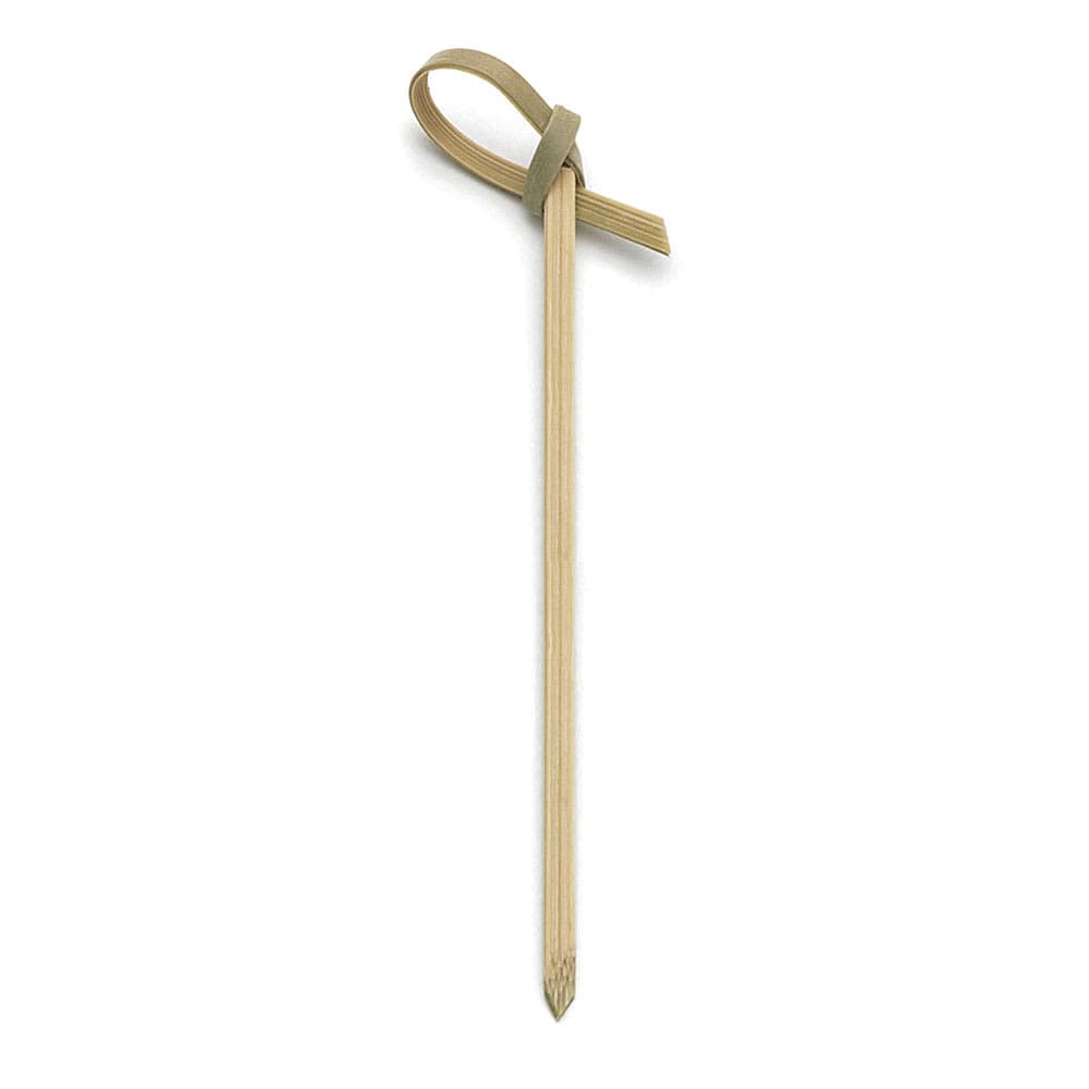 Tablecraft BAMK35 3 1/2" Bamboo Knot Pick