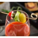 Tablecraft BAML35 3 1/2" Bamboo Card Holder Pick thumbnail 2