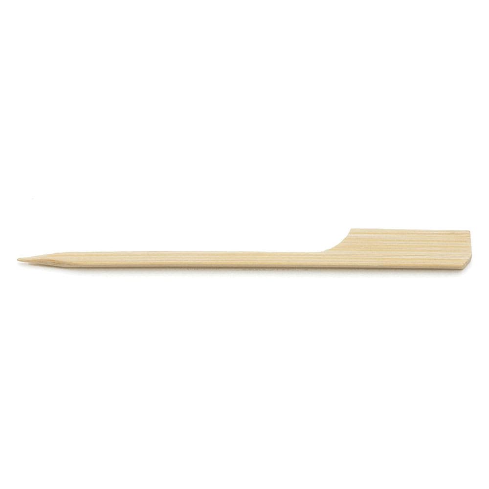 Tablecraft BAMP35 3 1/2" Bamboo Paddle Pick