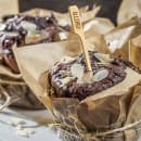 Tablecraft BAMP45A 4 1/2" Bamboo Allergy Paddle Pick thumbnail 2