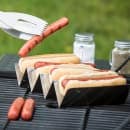 Tablecraft BBQ48 Hot Dog/Taco Prep Tray - 11x4x2" Stainless thumbnail 4