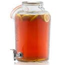 Tablecraft BDG2000 2 Gallon Rustic Country™ Glass Beverage Dispenser - Clear thumbnail 3