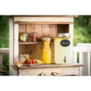 Tablecraft BDG3000 2 Gallon Mason Jar™ Round Glass Beverage Dispenser w/ Infuser - Clear thumbnail 5