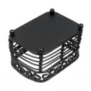 Tablecraft BK256 Rectangular Sugar Caddy - Metal, Black thumbnail 4