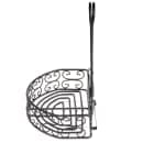 Tablecraft BK259512 Half-Moon Condiment Caddy - Metal, Black thumbnail 4