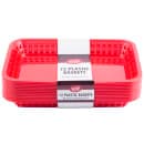Tablecraft C1079R Cash And Carry Mas Grande Baskets - 11 3/4 x 8 1/2 x 1 1/2", Polypropylene, Rectangular, Red thumbnail 2