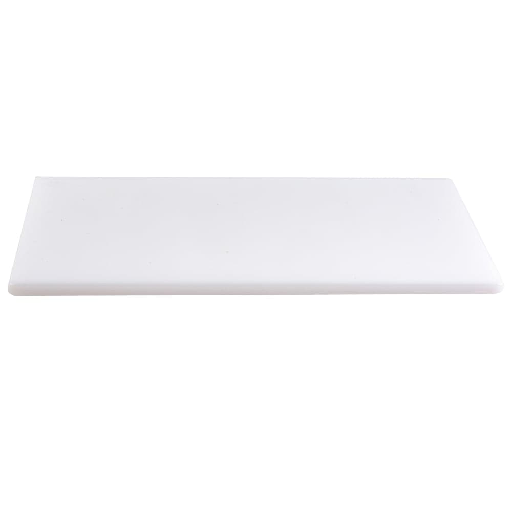 Tablecraft CB1218WA Cutting Board, 12" x 18", NSF, White