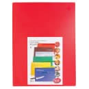 Tablecraft CB1520RA Red Polyethylene Cutting Board, 15 x 20 x 1/2", NSF Approved thumbnail 2