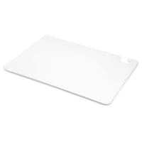 Tablecraft CB1520WA White Polyethylene Cutting Board, 15 x 20 x 1/2", NSF Approved thumbnail 6