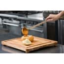 Tablecraft CBW20161L Wood Cutting Board w/ Wooden Legs & Grooved Edge, 16" x 20", Birchwood thumbnail 2