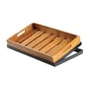 Tablecraft CRATE11 Rectangular Serving/Display Crate - 20 3/4" x 12 3/4" x 2 3/4", Wood, Acacia thumbnail 2