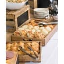 Tablecraft CRATE11 Rectangular Serving/Display Crate - 20 3/4" x 12 3/4" x 2 3/4", Wood, Acacia thumbnail 5