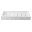 Tablecraft CRATE11W Wood Display Crate - 20 7/8"L x 12 3/4"W, 2 3/4"H, White thumbnail 4