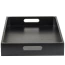 Tablecraft CRATESB11BK Rectangular Serving/Display Crate - 20 7/8"L x 12 3/4"W, Wood, Black thumbnail 4