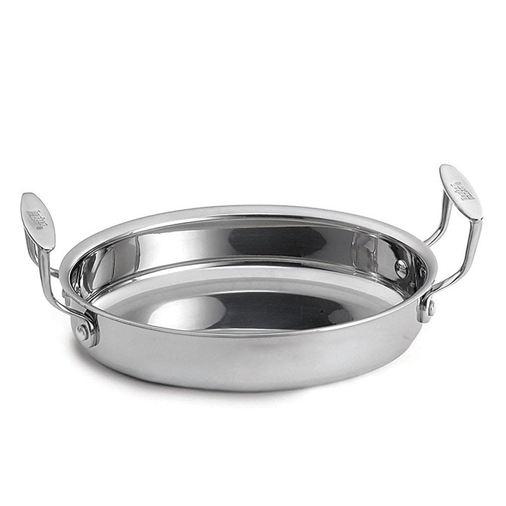 Tablecraft CW2040 1 13/20 qt Oval Casserole Dish - Aluminum/Stainless Steel, Silver