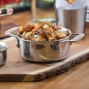 Tablecraft CW2052 16 oz Round Casserole Dish - Aluminum/Stainless Steel, Silver thumbnail 4