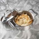 Tablecraft CW2052L 5" Round Lid - Aluminum/Stainless Steel, Silver thumbnail 2