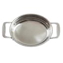 Tablecraft CW2056 24 oz Oval Casserole Dish - Aluminum/Stainless Steel, Silver thumbnail 5
