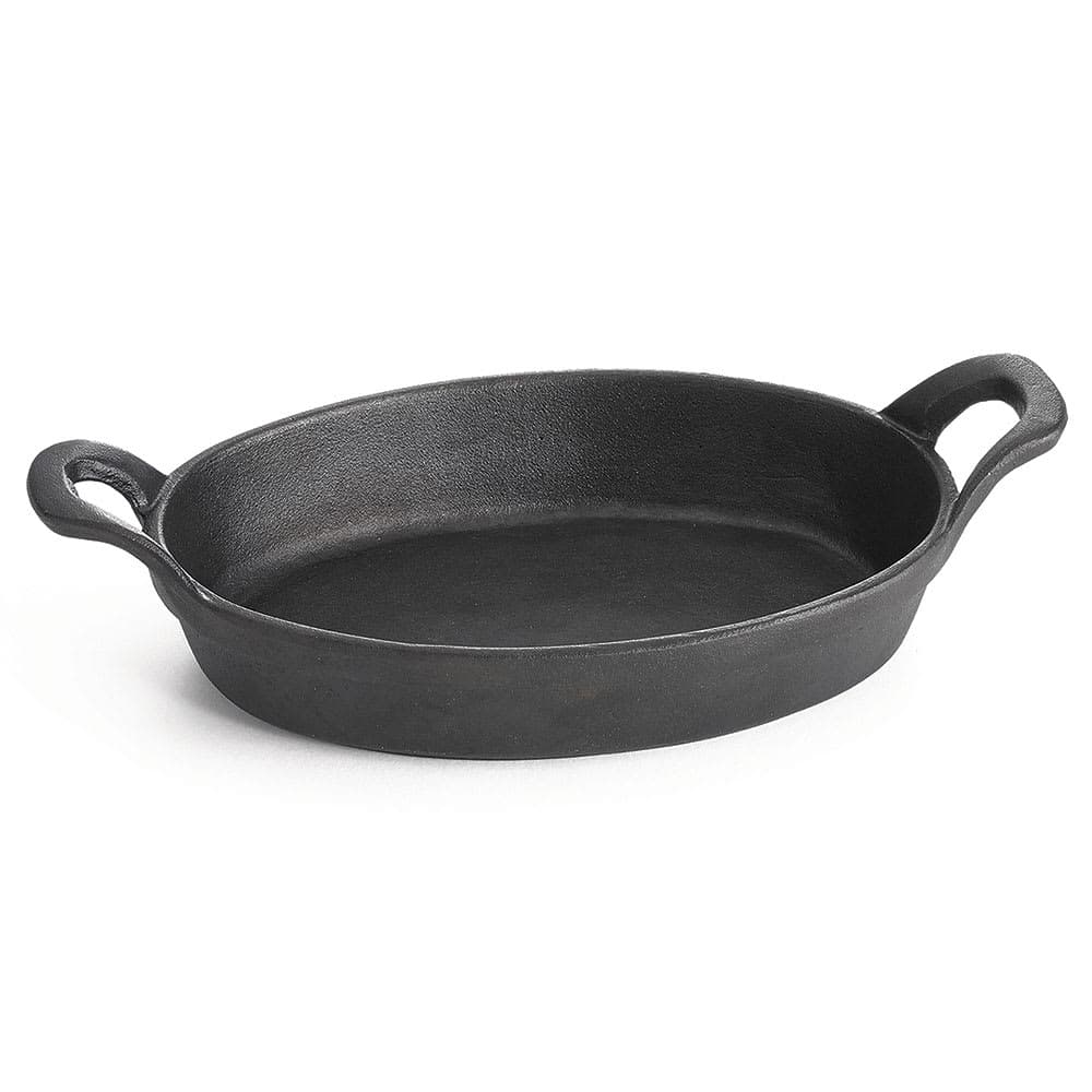 Tablecraft CW30100 9 oz Mini Au Gratin Dish, Cast Iron