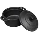 Tablecraft CW30110 8 oz Round Casserole Dish - Cast Iron, Black thumbnail 2