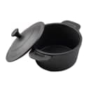 Tablecraft CW30148 18 oz Mini Casserole Dish w/ Handles, 6 3/4" Diameter, Cast Iron thumbnail 3