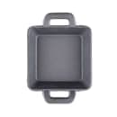 Tablecraft CW30150 12 oz Square Mini Serving Dish w/ Handles, 5" x 5", Cast Iron thumbnail 2