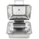 Tablecraft CW40163 Two-Thirds Size Chafer w/ Hinged Lid & Induction Heat thumbnail 3