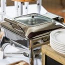 Tablecraft CW40176 Two-Third Size Chafer w/ Hinged Lid & Chafing Fuel Heat thumbnail 4