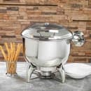Tablecraft CW40178 11 qt Soup Chafer w/ Hinged Lid & Chafing Fuel Heat thumbnail 2