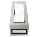 Tablecraft CW40212BRA Half Long Cooling Station w/ (1) CW60103, Rectangular, Brushed Finish thumbnail 4