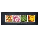 Tablecraft CW40212BRATBK Half Long Cooling Station w/ (1) CW60103, Rectangular, Brushed Finish, Black thumbnail 3