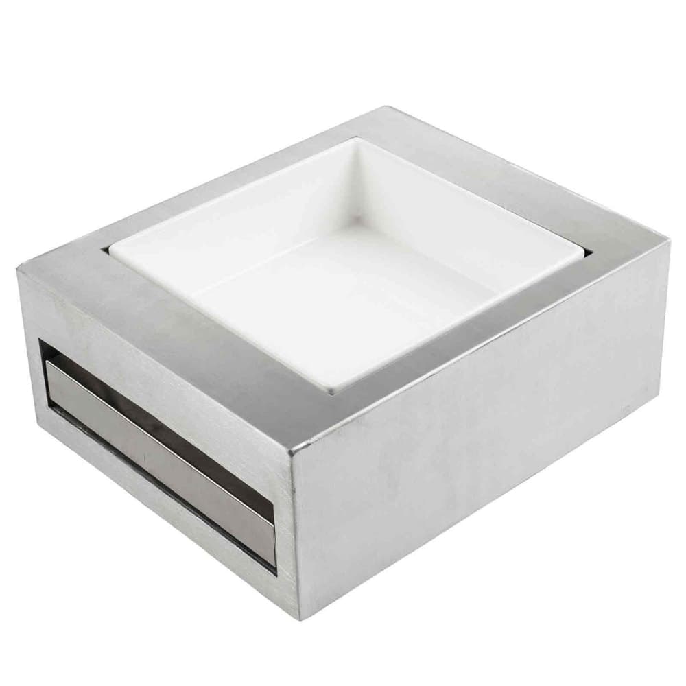 Tablecraft CW40214BRA Half Size Cooling Station w/ (1) CW60101, Rectangular, Brushed Finish